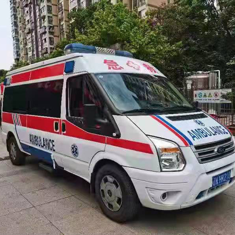 肥东长途救护车护送病人返乡